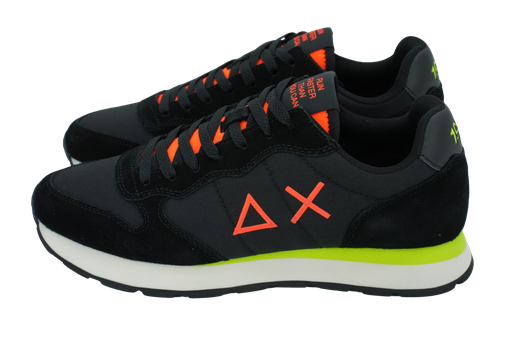 SUN68 - BASKETS "TOM FLUO" NOIRES