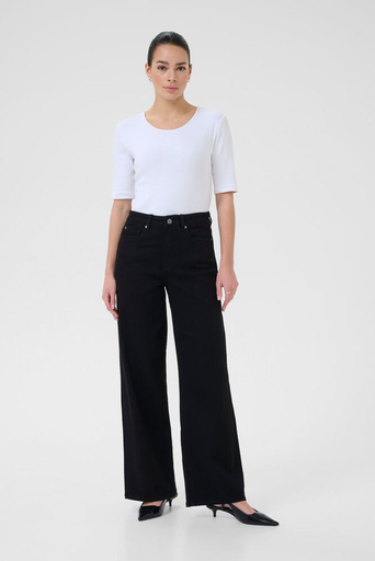 KAFFE - JEANS "KAMEADOW HW" NOIR