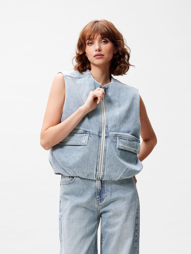 CATWALK JUNKIE - ÄRMELLOSE JEANSJACKE