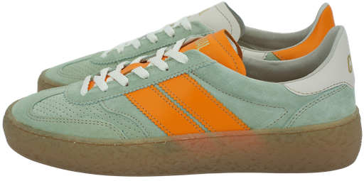 CAVAL - GROENE EN ORANJE "HIGH PULSE" SNEAKERS