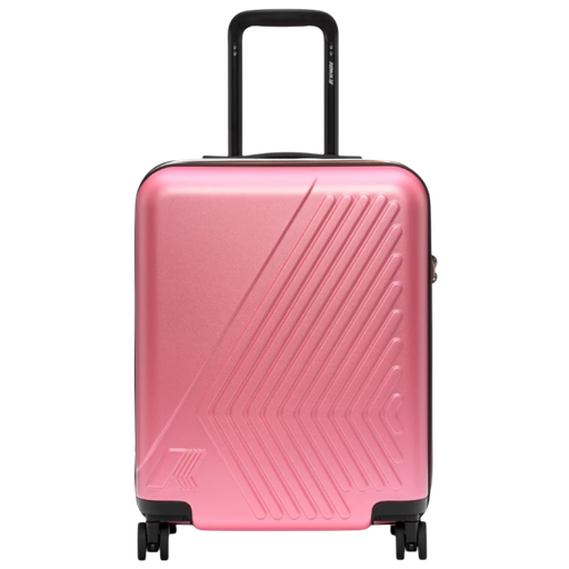 K-WAY - VALISE "EUDOXIE LOGO" ROSE
