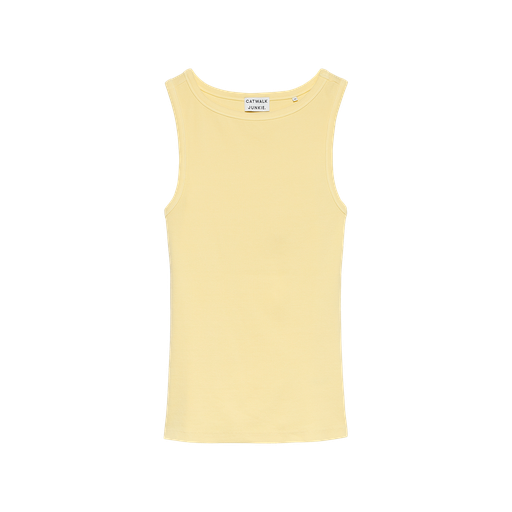 CATWALK JUNKIE - TOP JAUNE COL ROND
