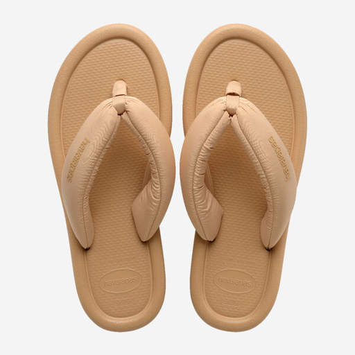 HAVAIANAS - TONGS "MAXI PUFFED UP" BEIGES