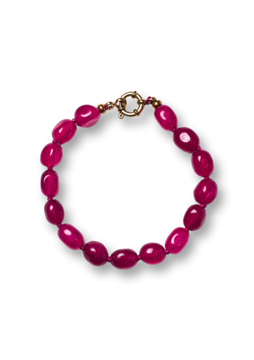 BONNIE STUDIOS - "BOBBY" BURGUNDY ARMBAND
