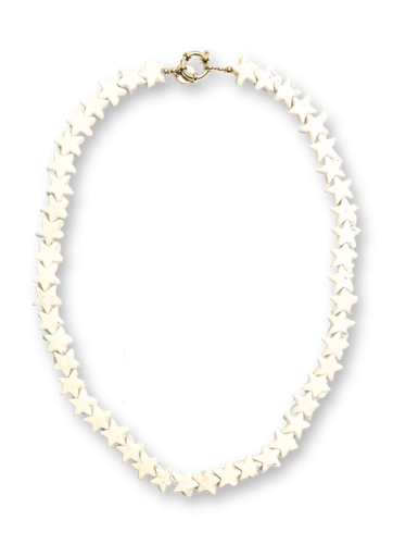 BONNIE STUDIOS - COLLIER "STAR" BLANC