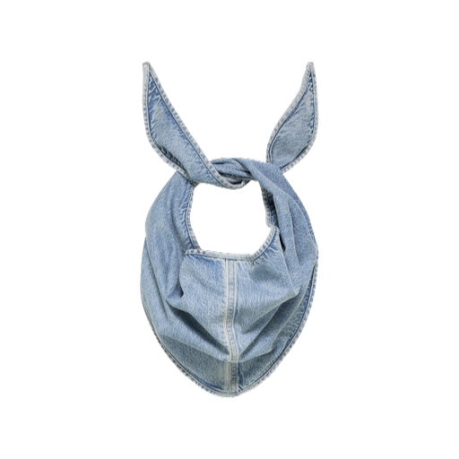 CATWALK JUNKIE - FOULARD TRIANGLE EN JEANS