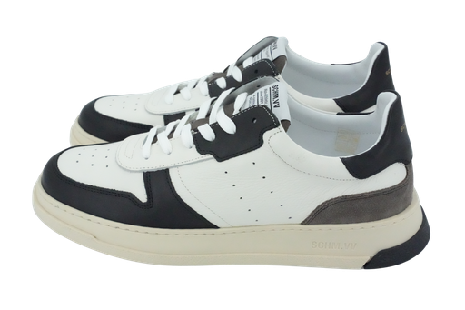SCHMOOVE - WHITE, BLACK AND GREY SNEAKERS