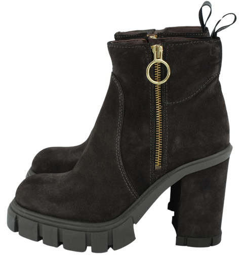MJUS - BRAUNE STIEFELETTEN ROMEA