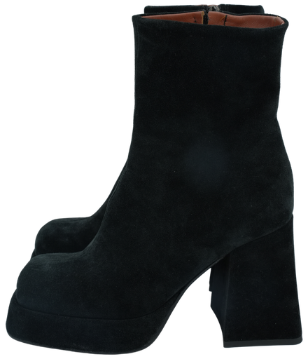 CURIOSITE - STIEFEL AUS SCHWARZEM LEDER