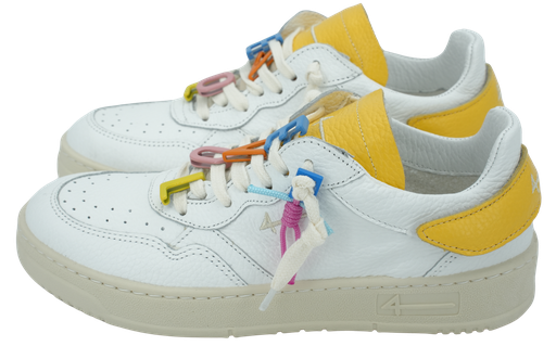 FOURLINE - SNEAKER BASSA BARBY GIALLA