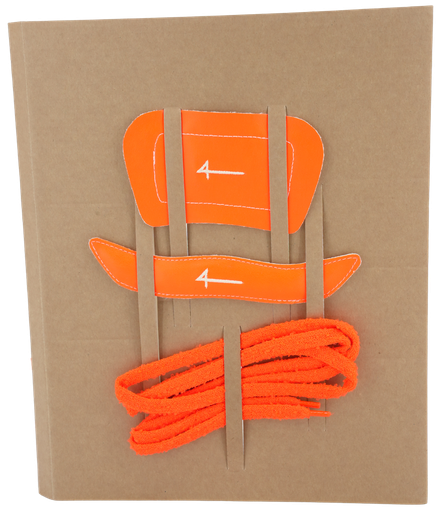 FOURLINE - FLUO ORANGE TEDDY PATCH