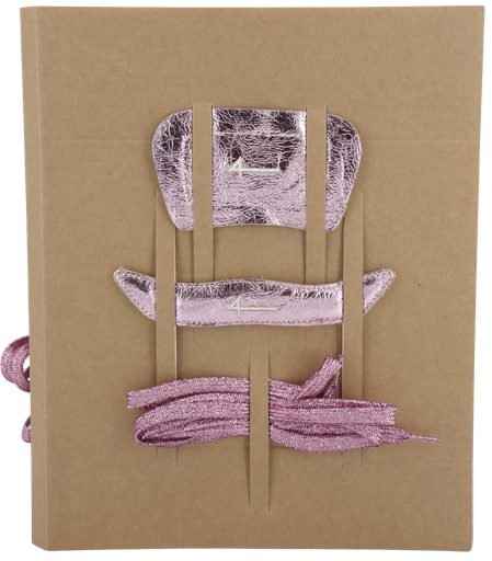 FOURLINE - METALLISCHER ROSA PATCH