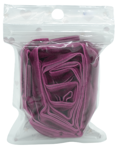 PINNEDBYK - ROZE FLUWELEN KANT
