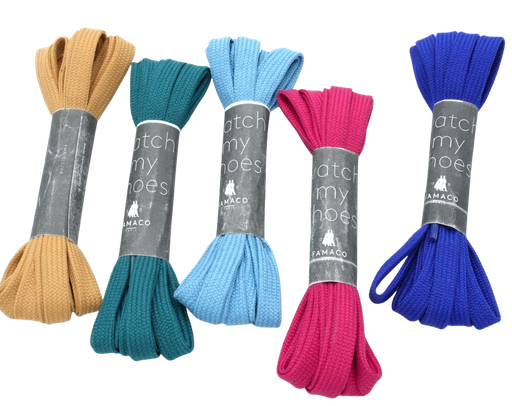 FAMACO - GEKLEURDE VETERS 120CM