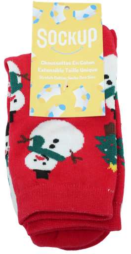 SOCKUP - SNEEUWMAN-SOKKEN